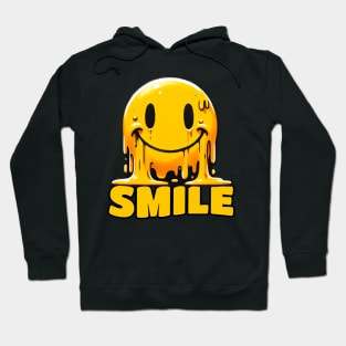 Smile Yellow hide the Pain Smiley Hoodie